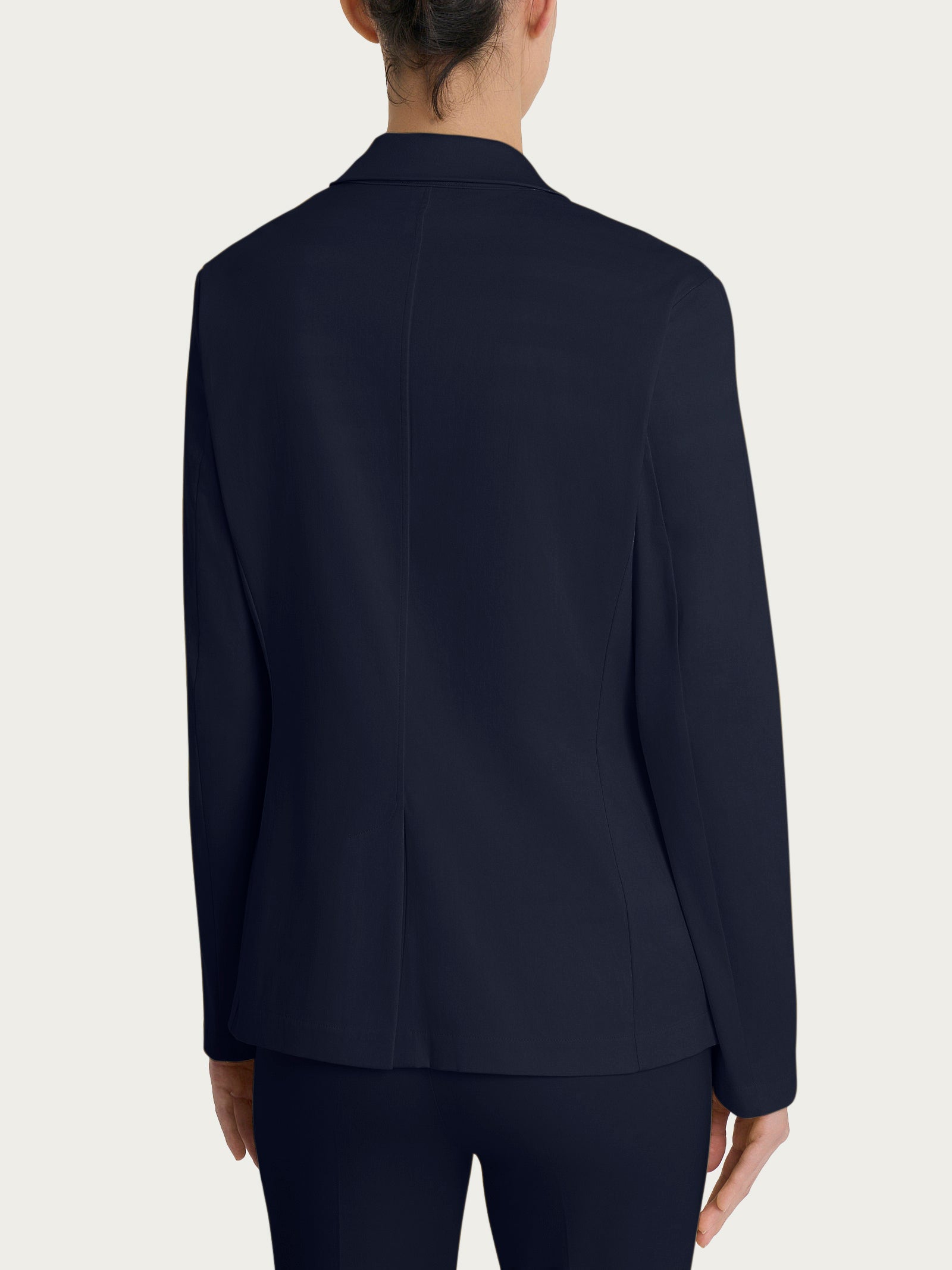 Ragno Satin Power Blazer Due Bottoni Bleu cotone