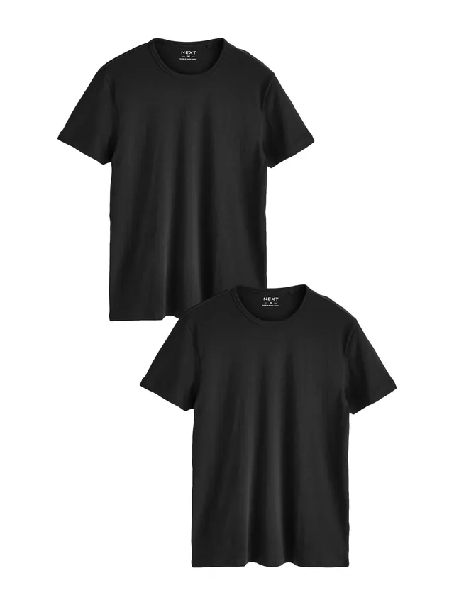 Next t-shirt slim 100% cotone L confezione 2 uso quotidiano
