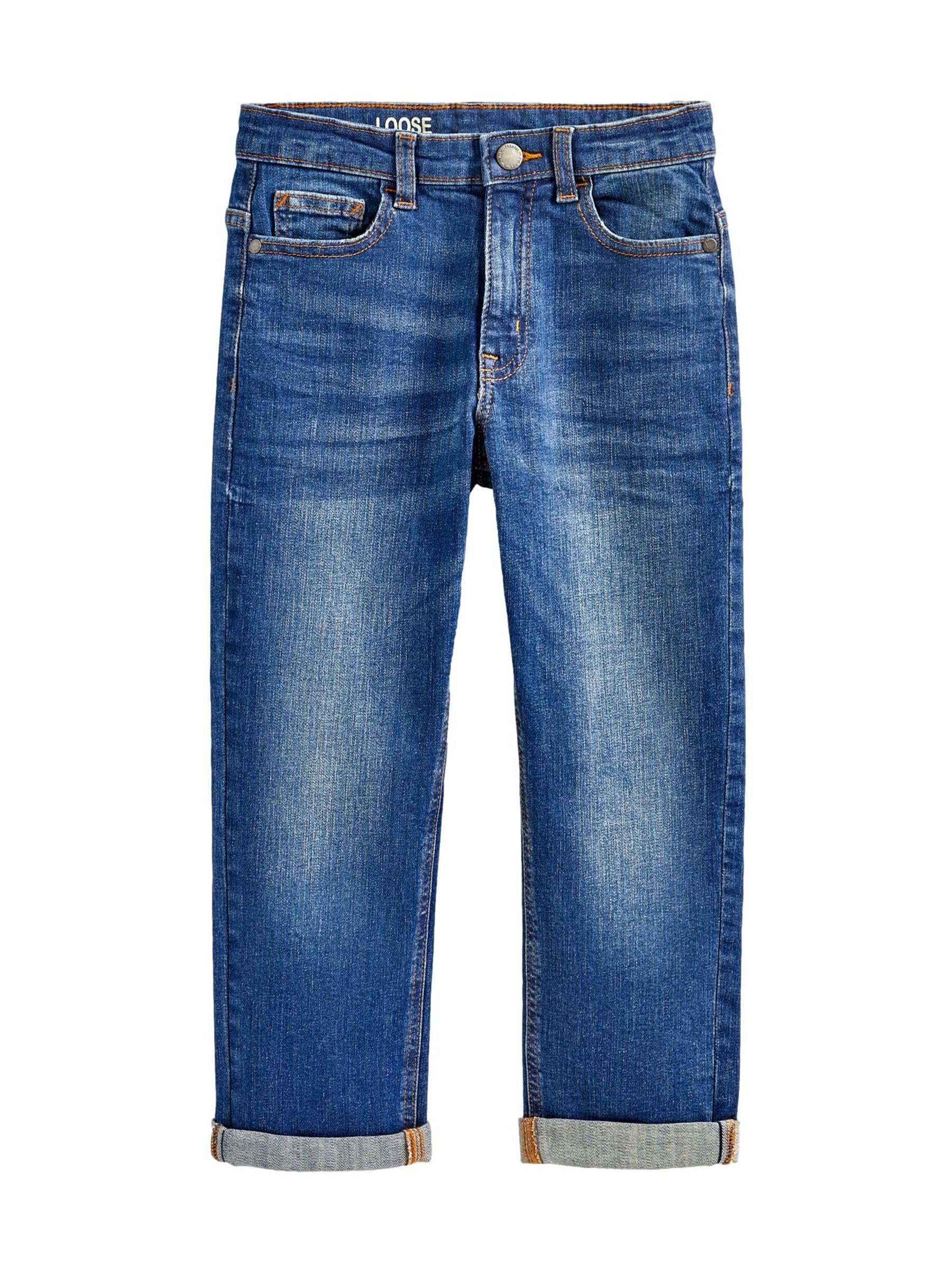 Geo Next Jeans Ragazzo Elasticizzati 10 Anni Ampi Blu