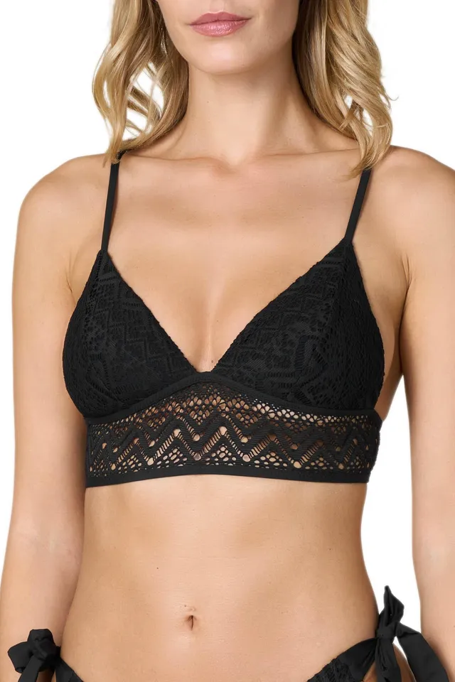 Goldenpoint Delfi top bikini triangolo fisso tinta unita