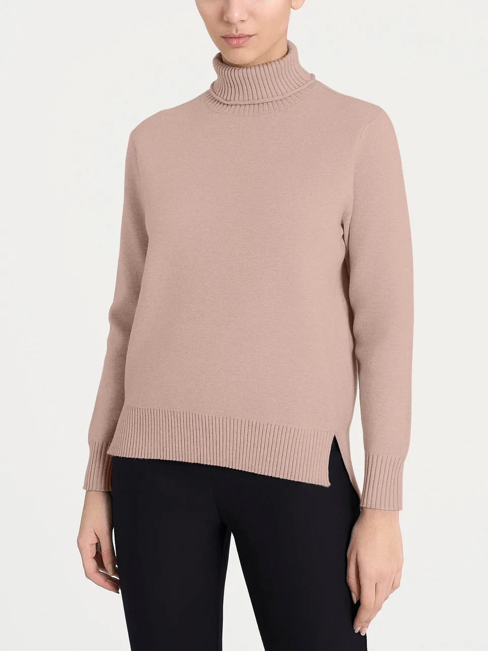 Ragno Super Soft Dolcevita Asimmetrico Cameo Rose boxy