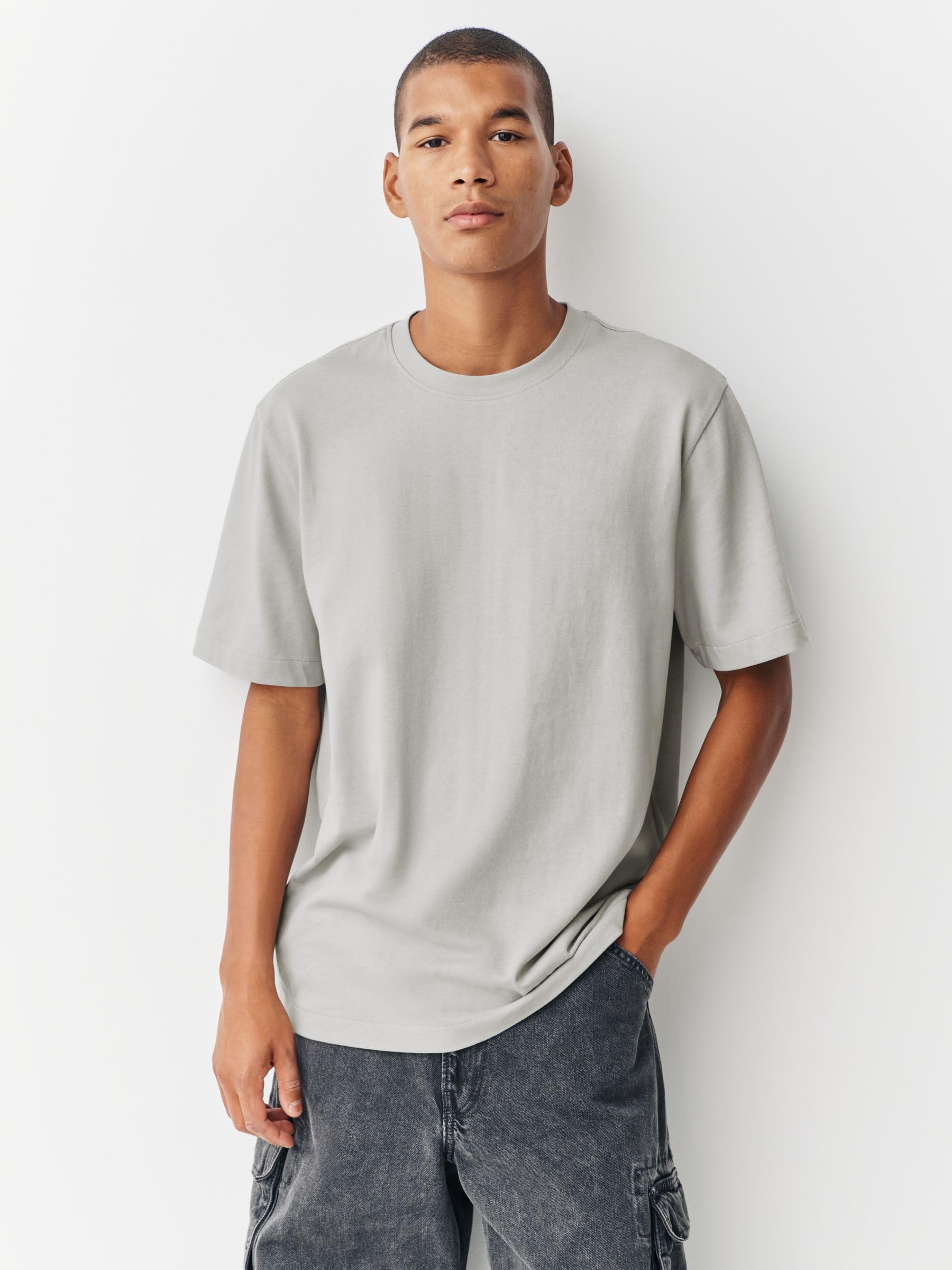 Next t-shirt pesante uomo vestibilità comoda XL