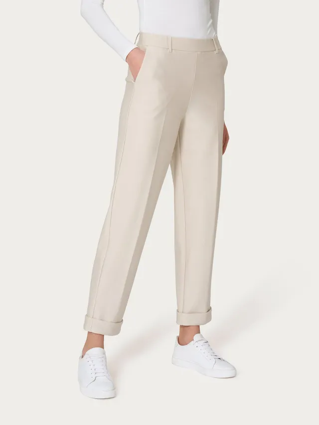 Ragno Compact Light pantalone carota Champignon tasche