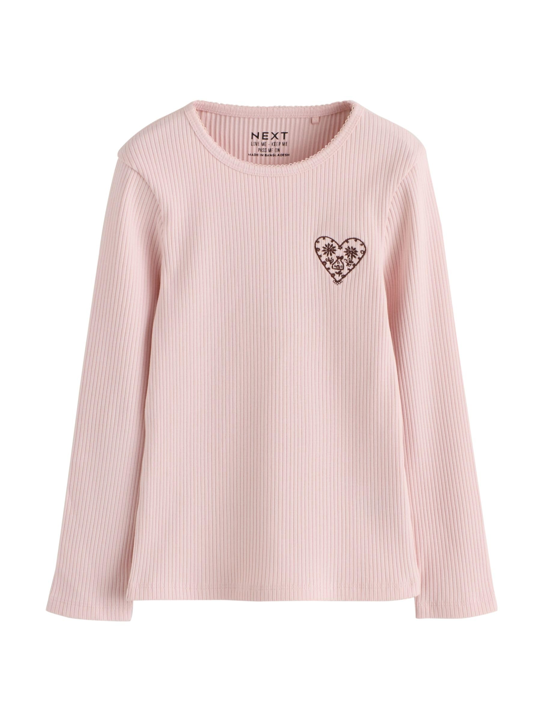 NEXT set 3 top coste bambina 176 maniche lunghe