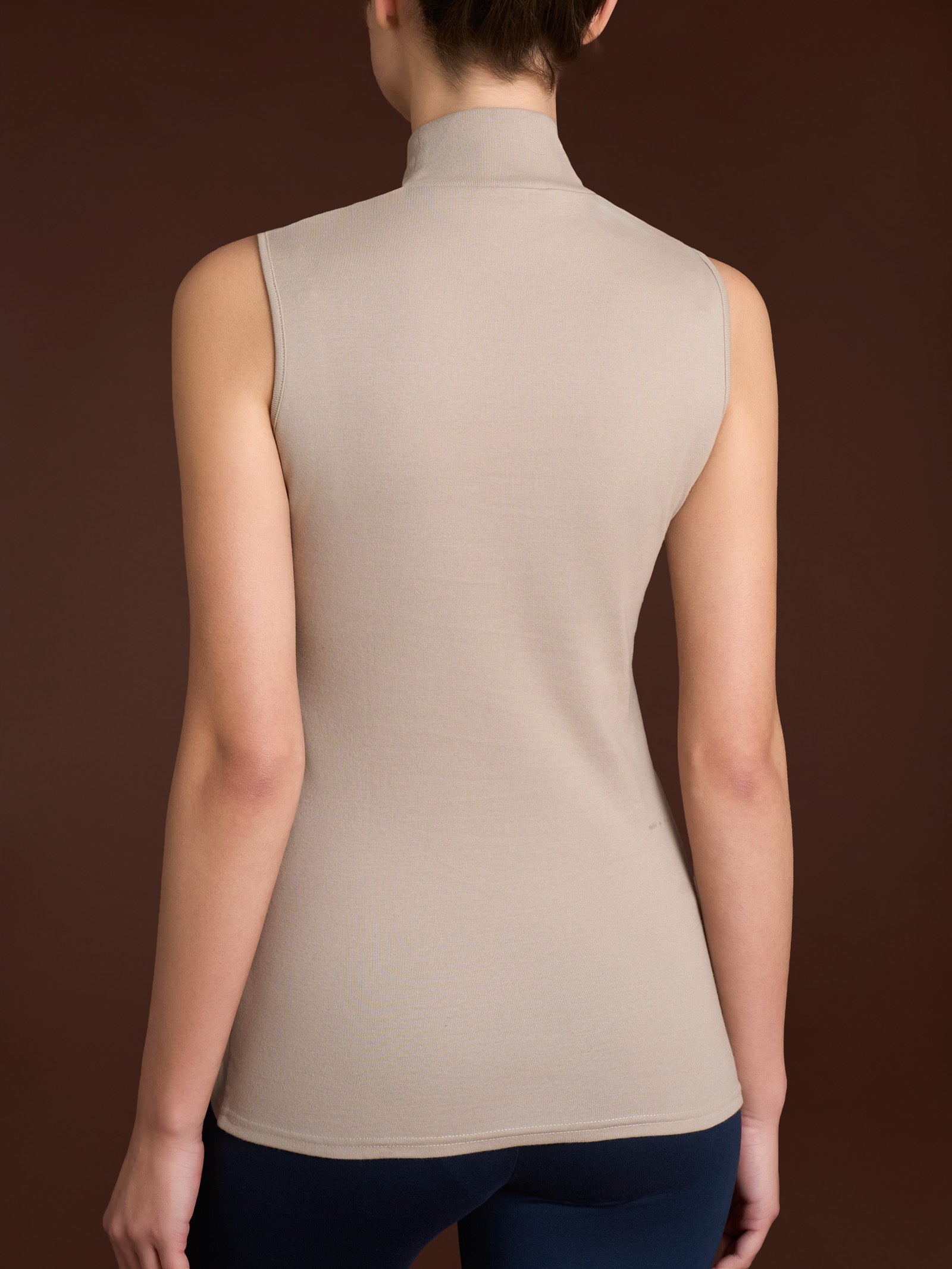 Ragno Thermo Cotton Smanicato Collo Alto String cotone