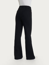 Ragno 4 Seasons Denim jeans flare donna neri elasticizzati