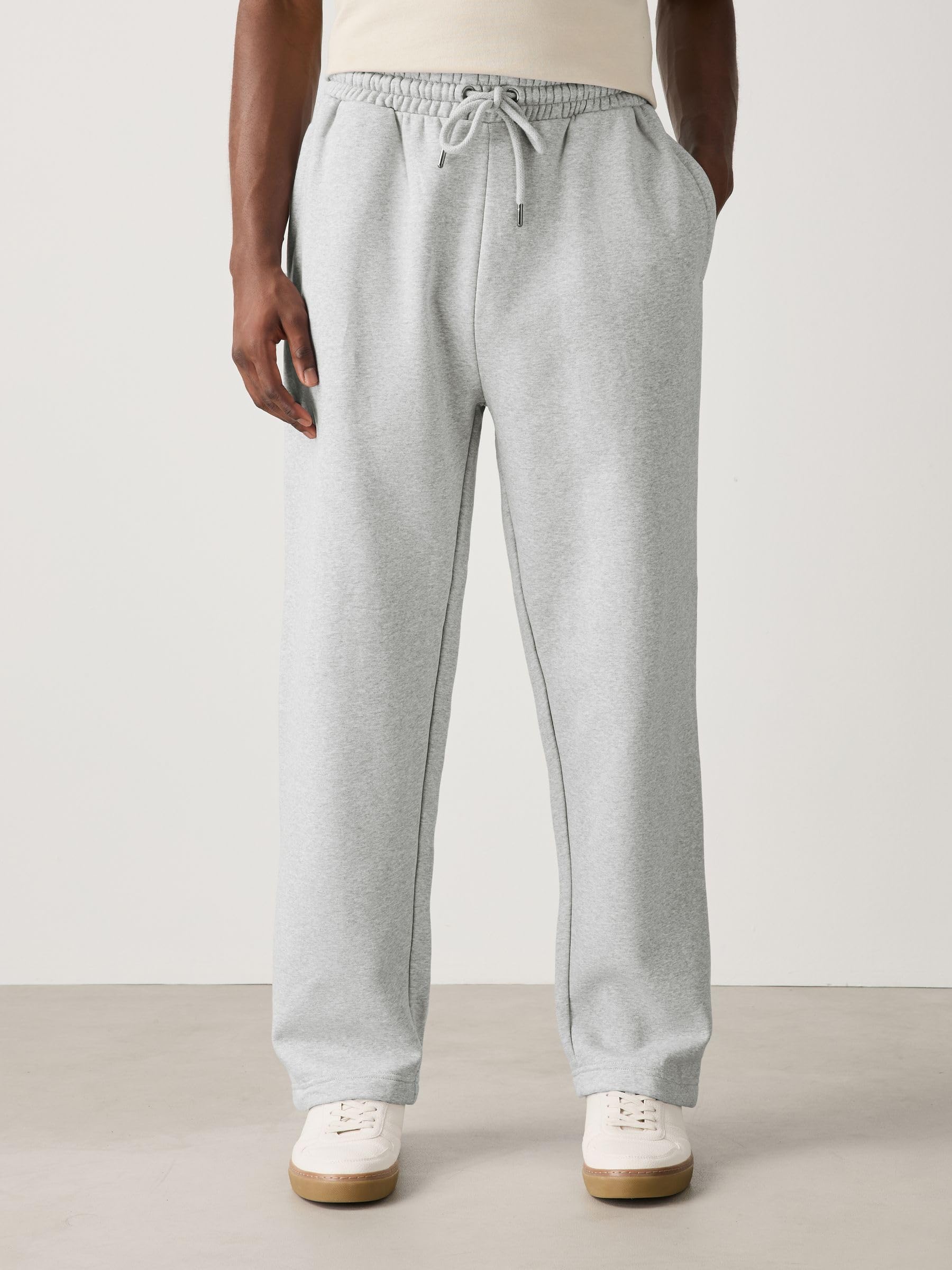 Next pantaloni jogging dritti uomo spazzolati