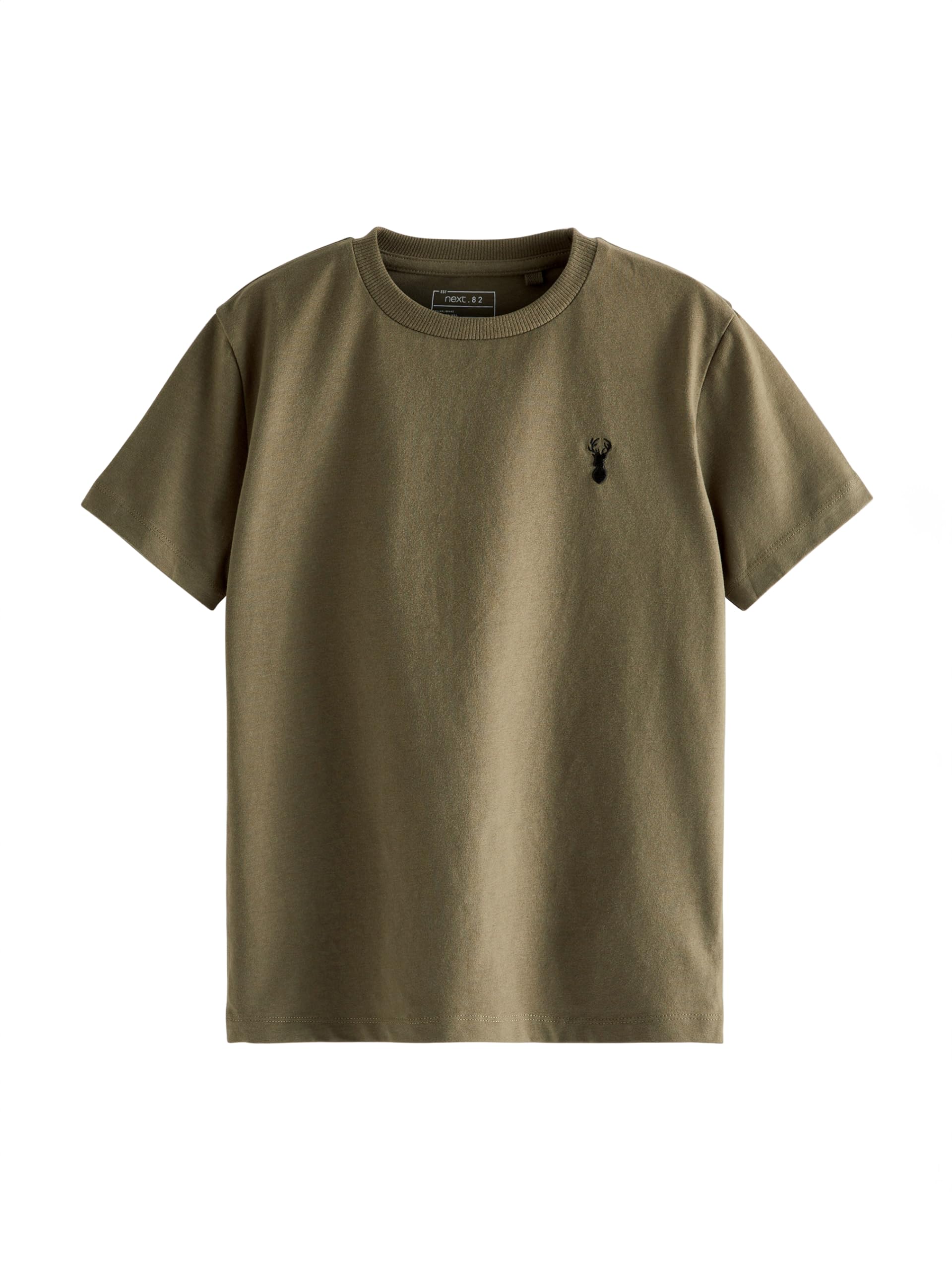Next t-shirt bambino cervo ricamato confezione da 4 cotone