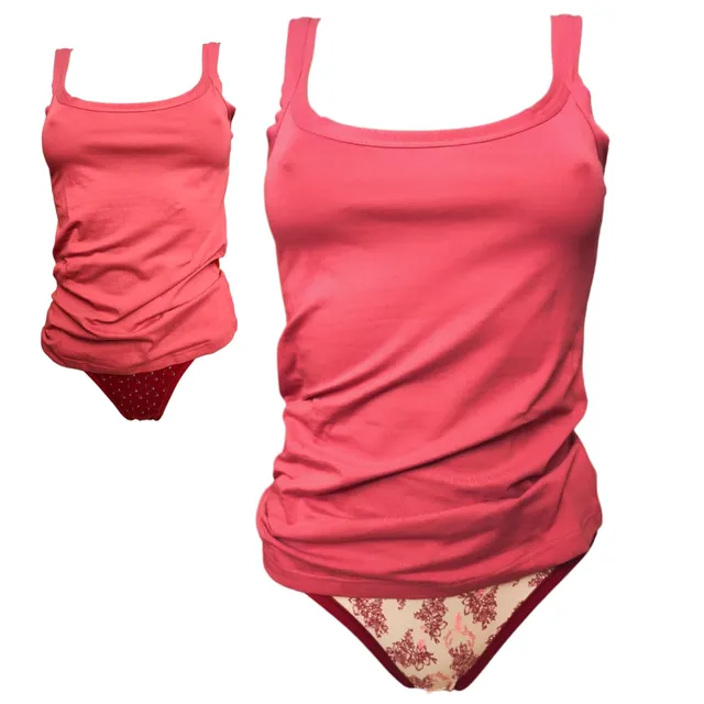 Cotonella completino canotta e slip malva XL