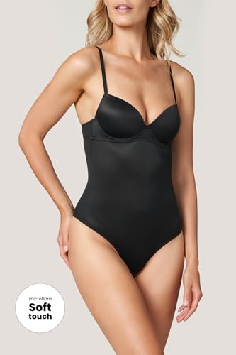 Goldenpoint Body Pizzo Coppe Imbottite Ferretto Bottoni Automatici