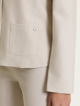 Ragno Compact Short blazer giacca donna Champignon