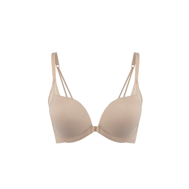 Maria Grazia Severi Ilenia reggiseno push-up chiusura davanti beige