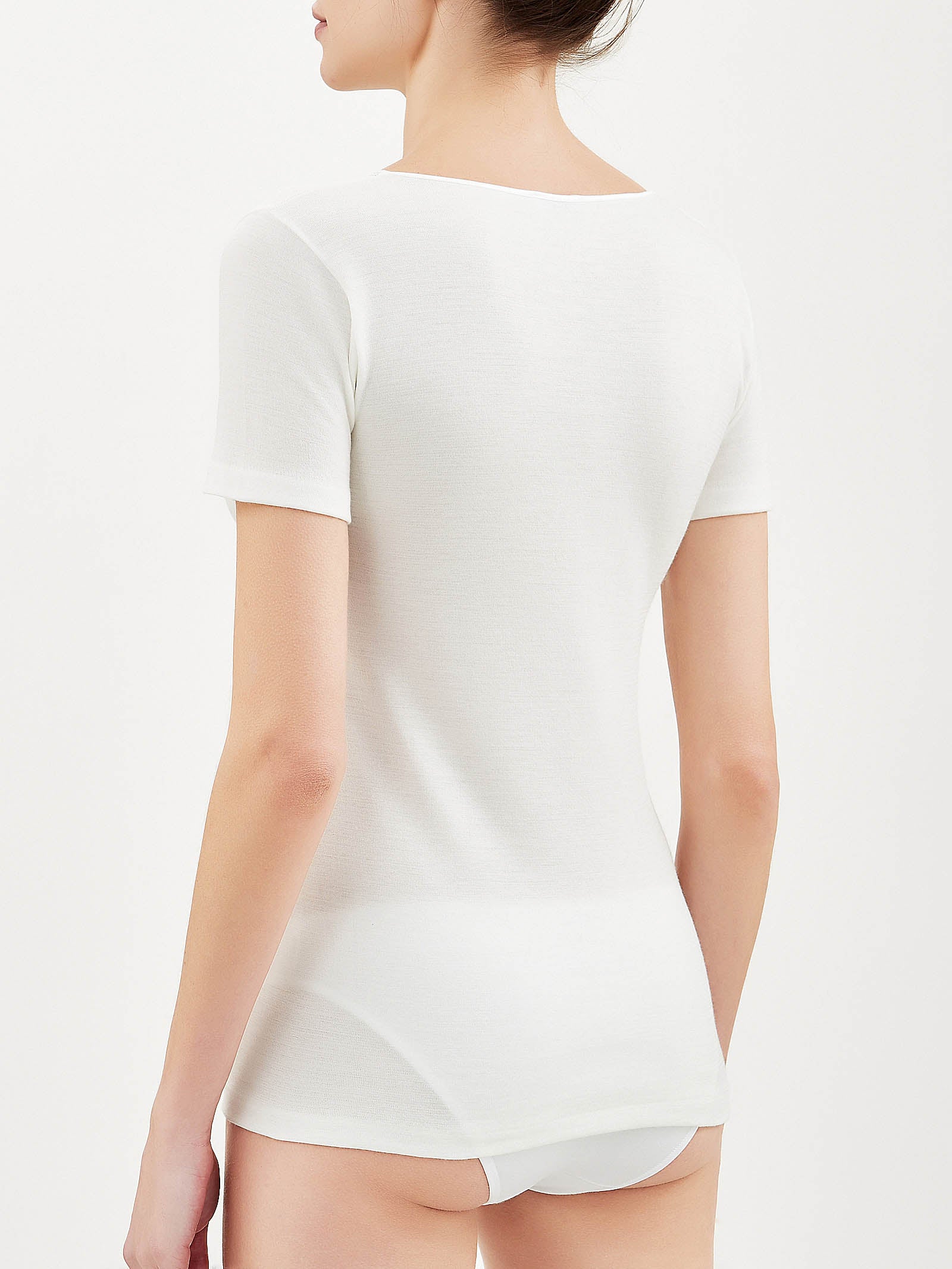Ragno Sintonia Luxury maglietta lana B.co Lana