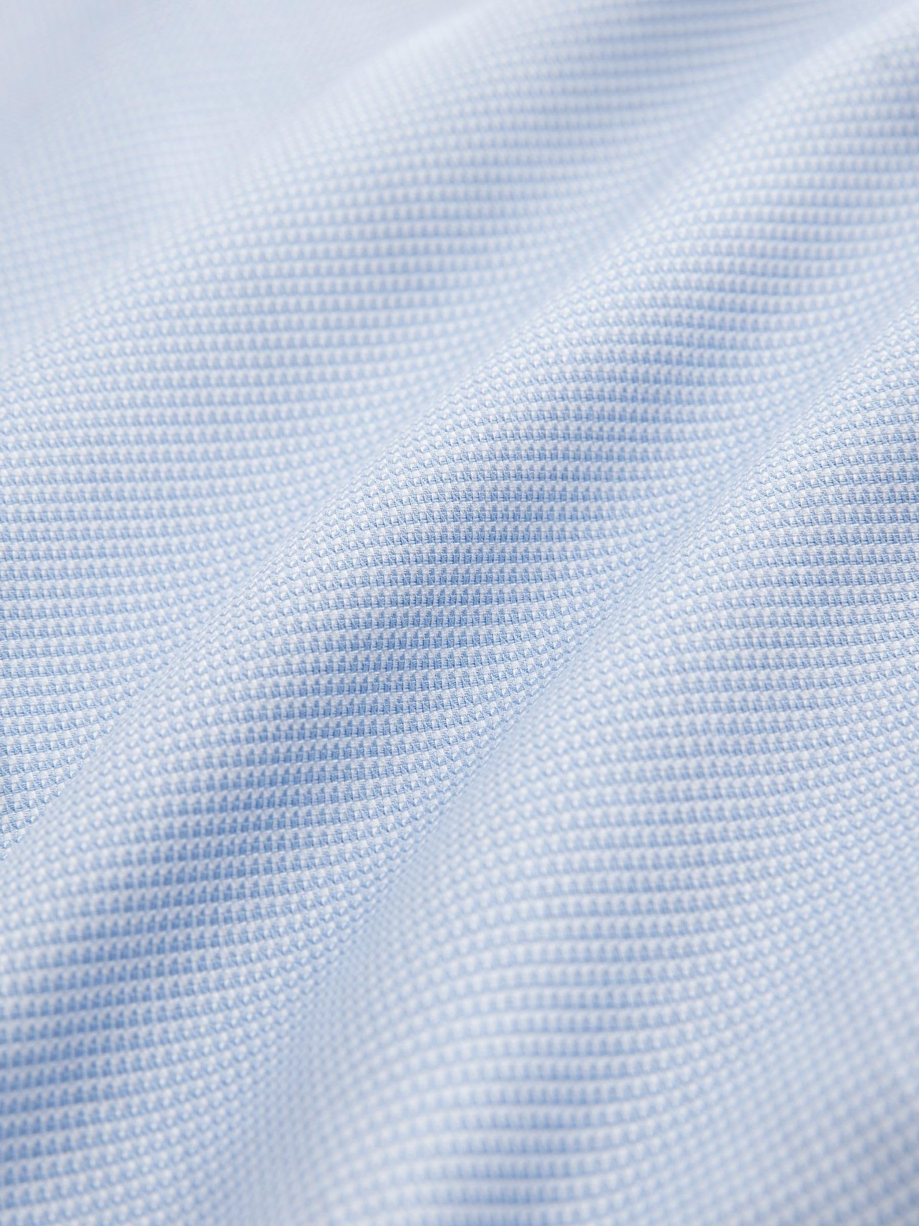 Next Signature camicia elegante uomo 38 blu cotone