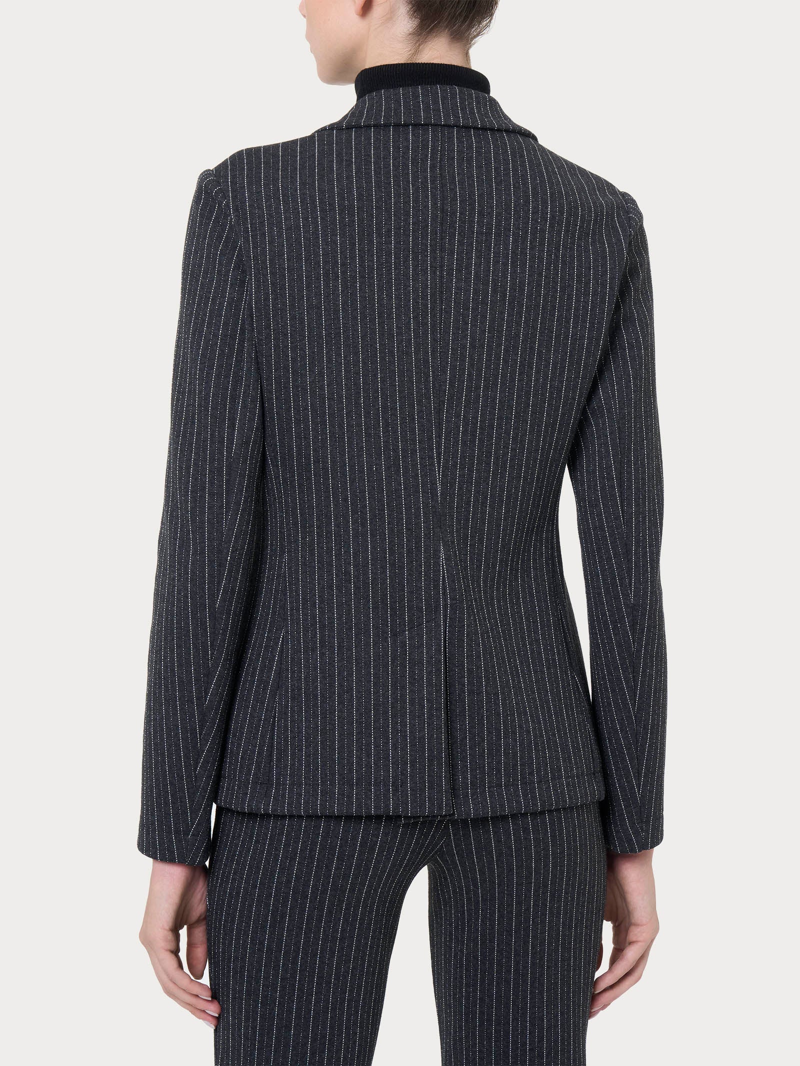 Ragno Compact Blazer giacca donna Fant.Oscuro Mel gessato