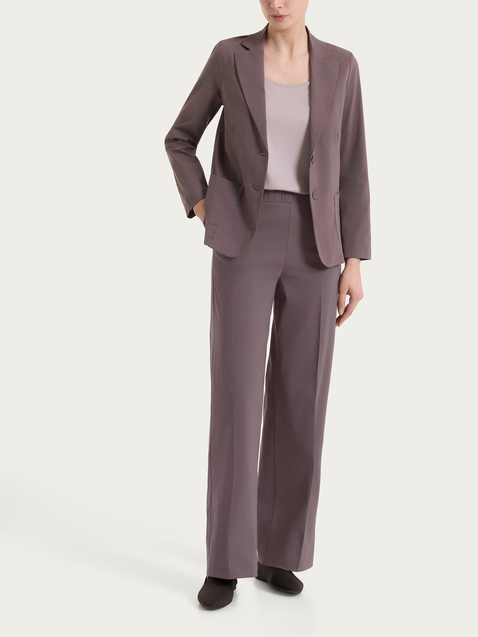 Ragno Super Fresh blazer due bottoni Plum Truffle leggero