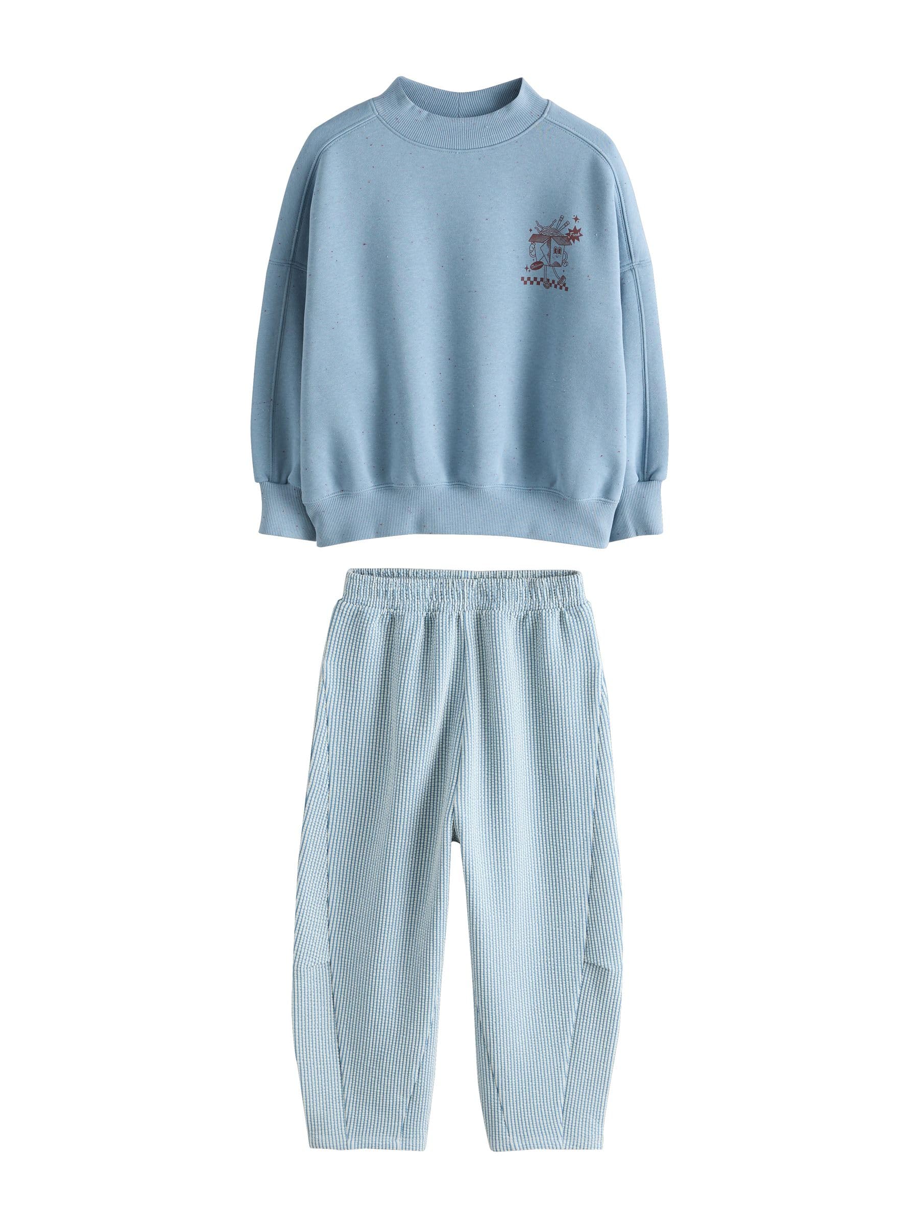 Next Completo Felpa Jogging Bambina 6 Anni testurizzato