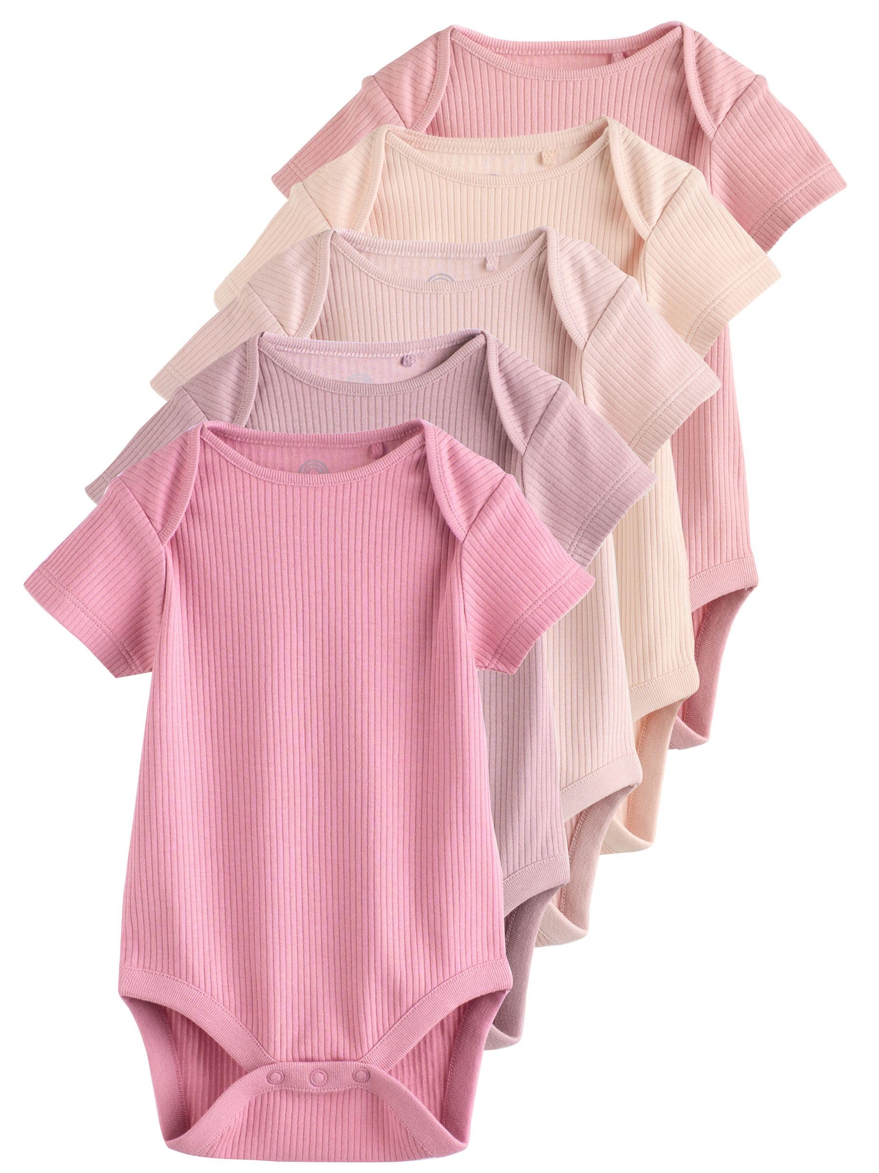 Next body neonata maniche corte pack 5 taglia 80-86 cotone