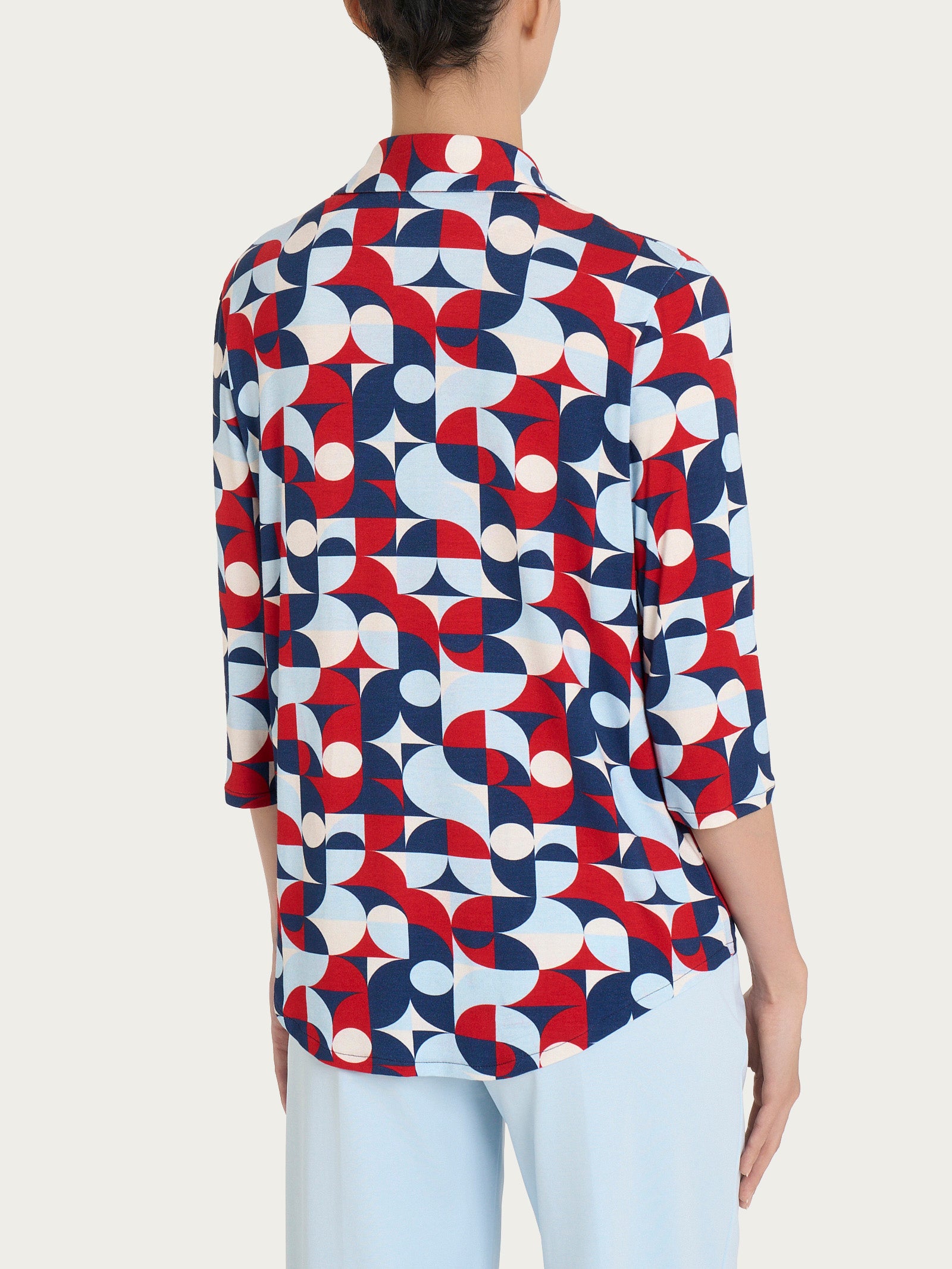 Ragno Viscosa Summer camicia Skyway manica 3/4