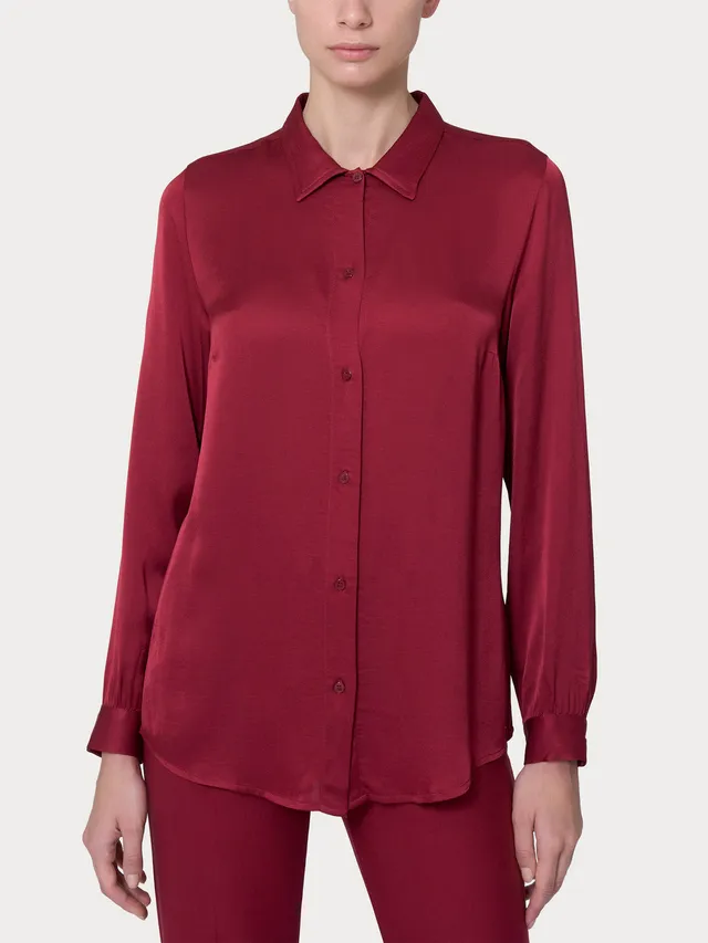 Ragno EcoSeta Shirt Camicia Tibetan Red Raso