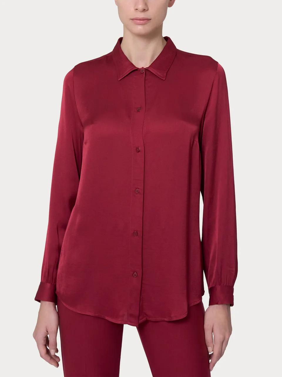 Ragno EcoSeta Shirt Camicia Tibetan Red Raso