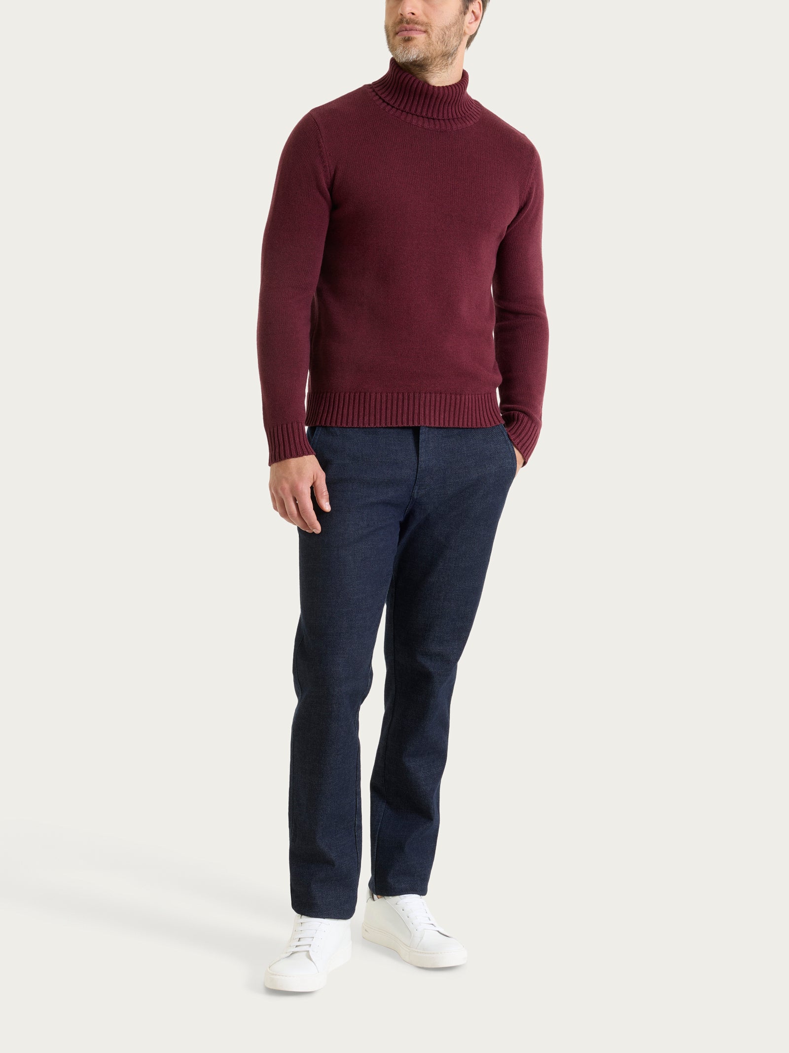 Ragno Winter Cotton lupetto uomo fico melange caldo