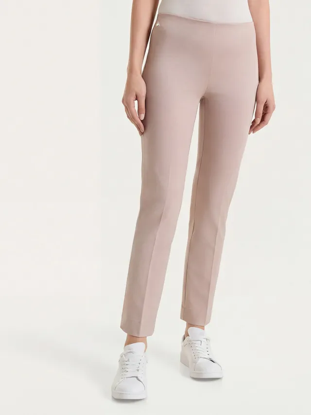 Ragno Satin Power Pantalone Capri Dritto Rosa Sphinx