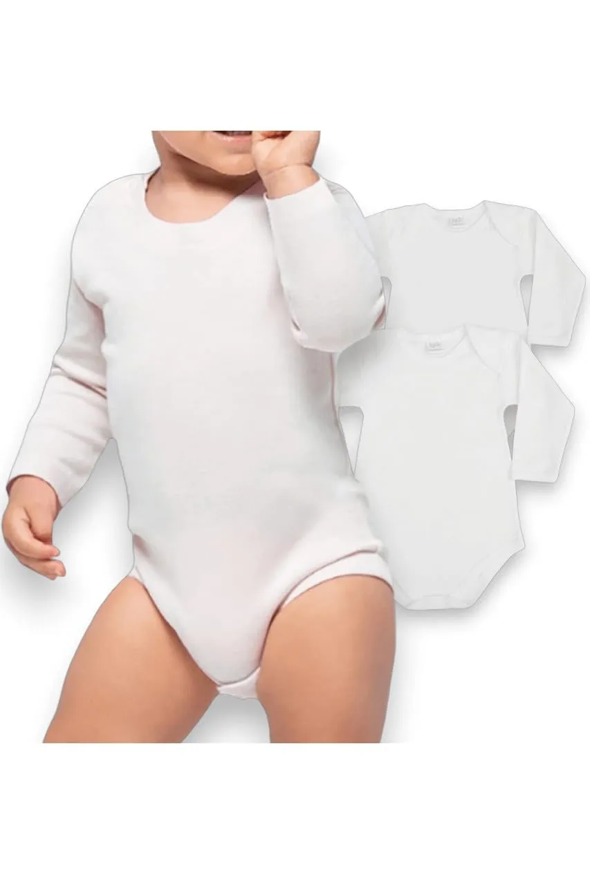 Lady C Baby LP Body Neonato 3 Anni Cotone 2pz Manica Lunga