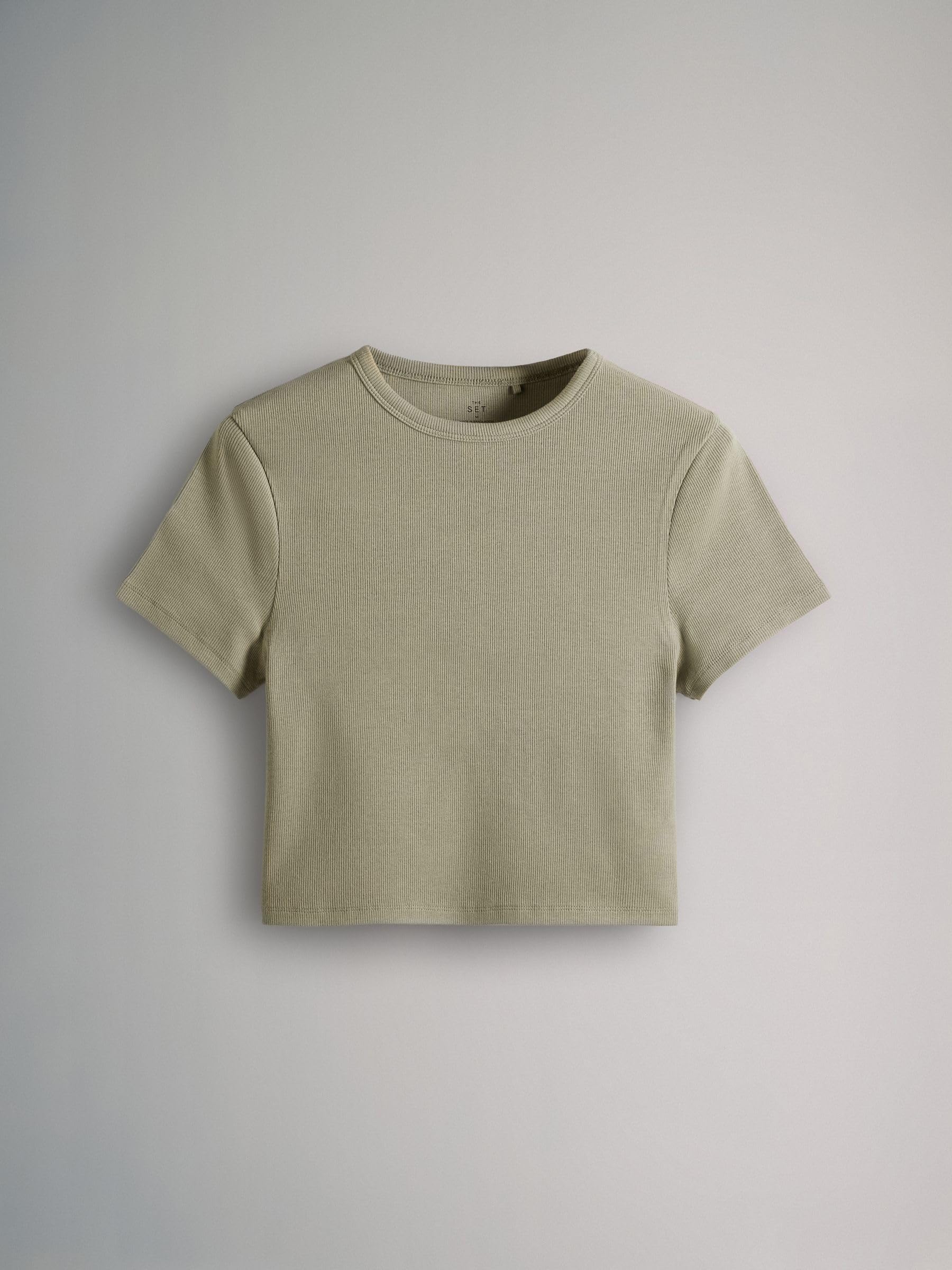 Next The Set t-shirt crop donna coste 4 pezzi aderenti