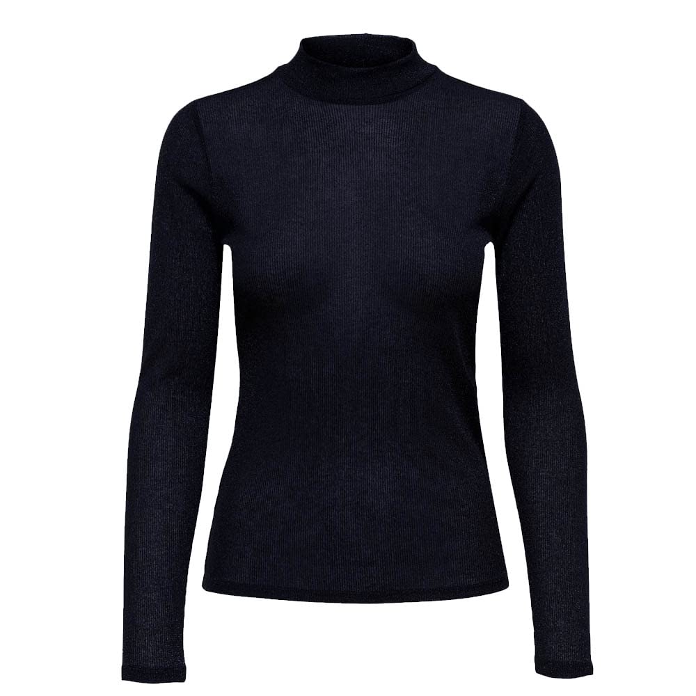 Lady C Lupetto collo ciclista lana microfibra blu L