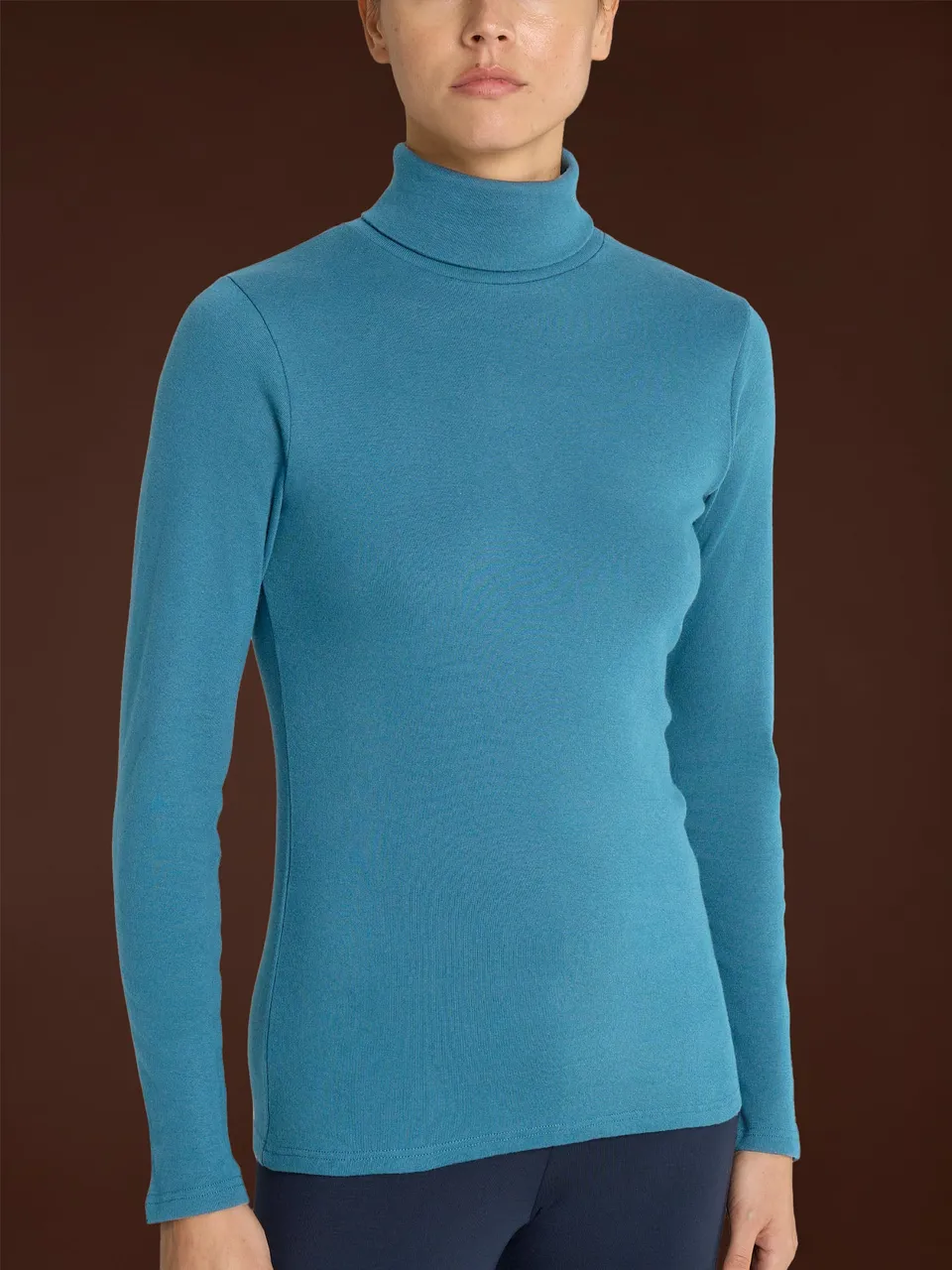 Ragno Thermo Cotton dolcevita blue eyes cotone