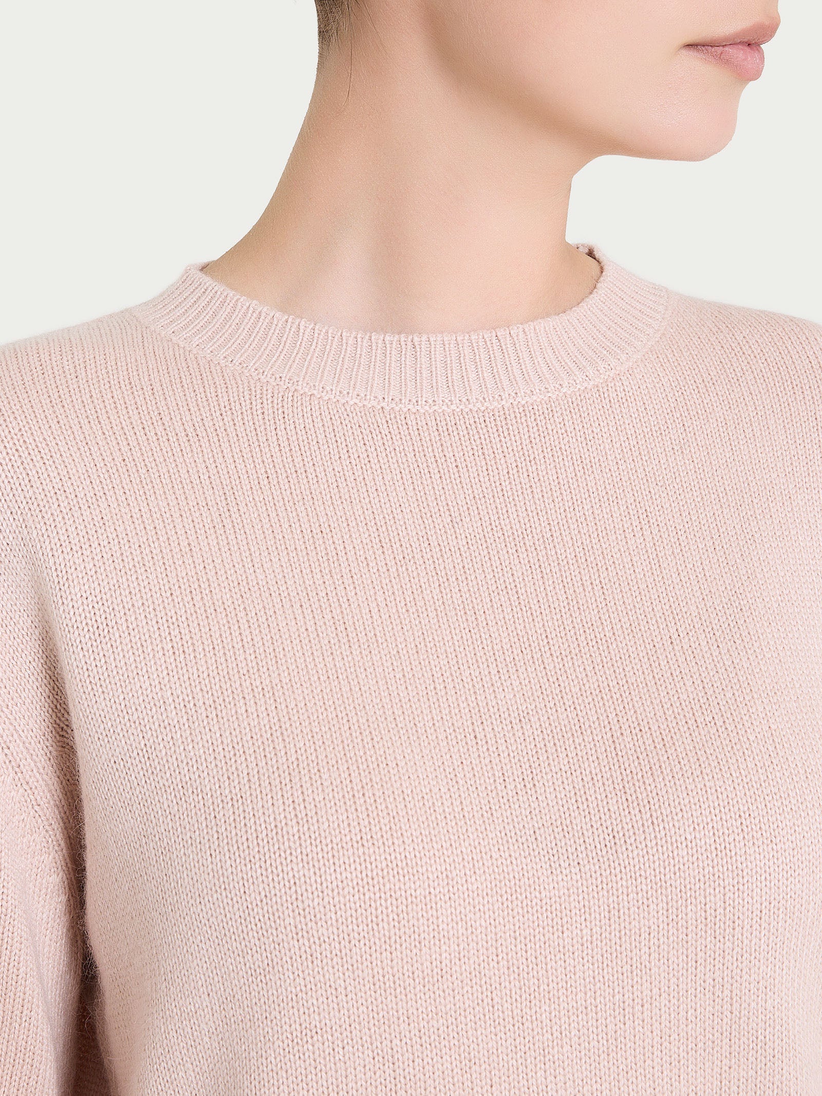 Ragno Natural Soft maglia girocollo cameo rose
