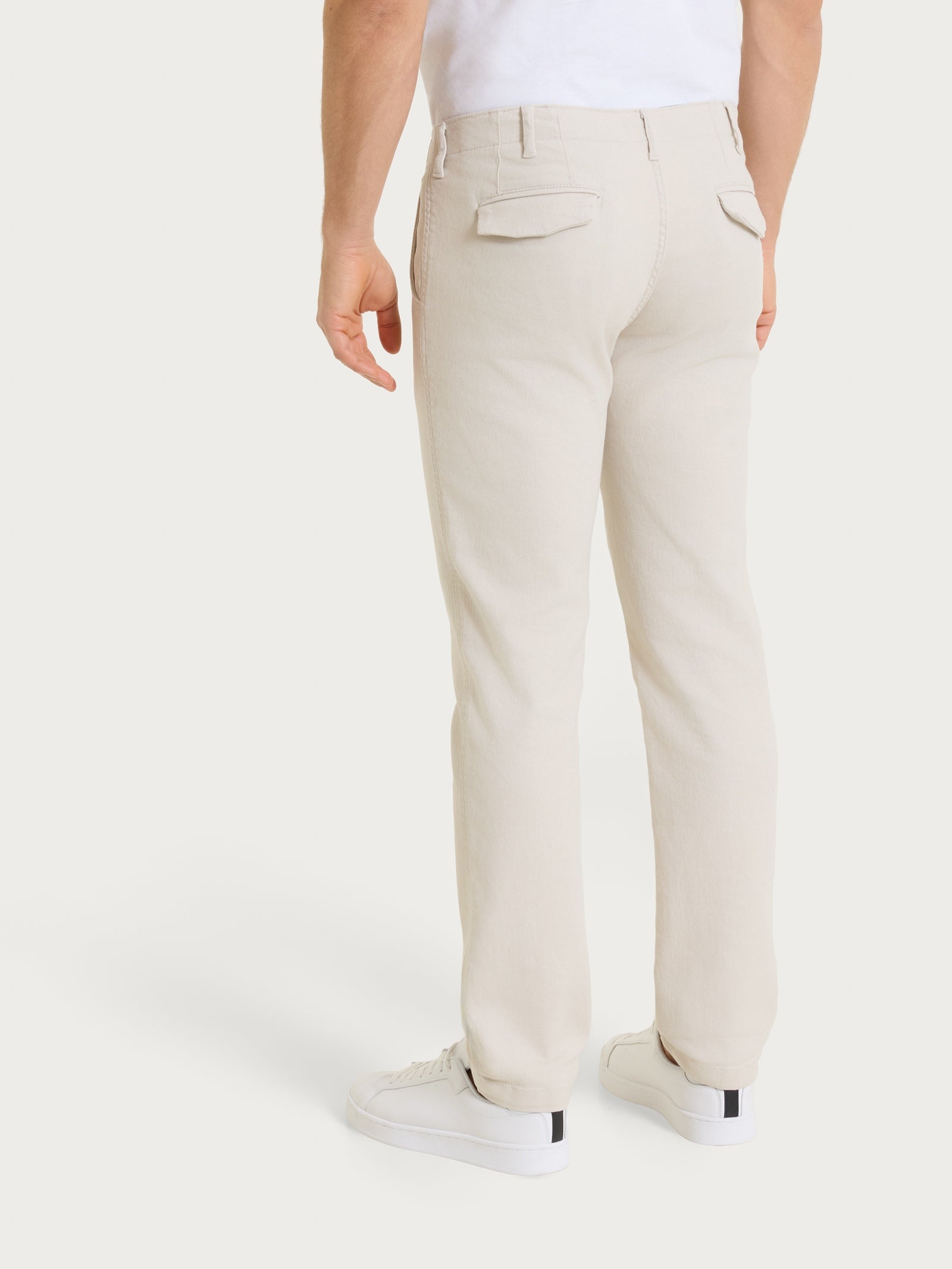 Ragno Chino pantalone Raw Twill cotone Champignon
