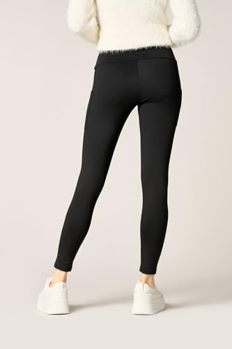 Goldenpoint Leggings Yoga Donna con Tasche Sportivi