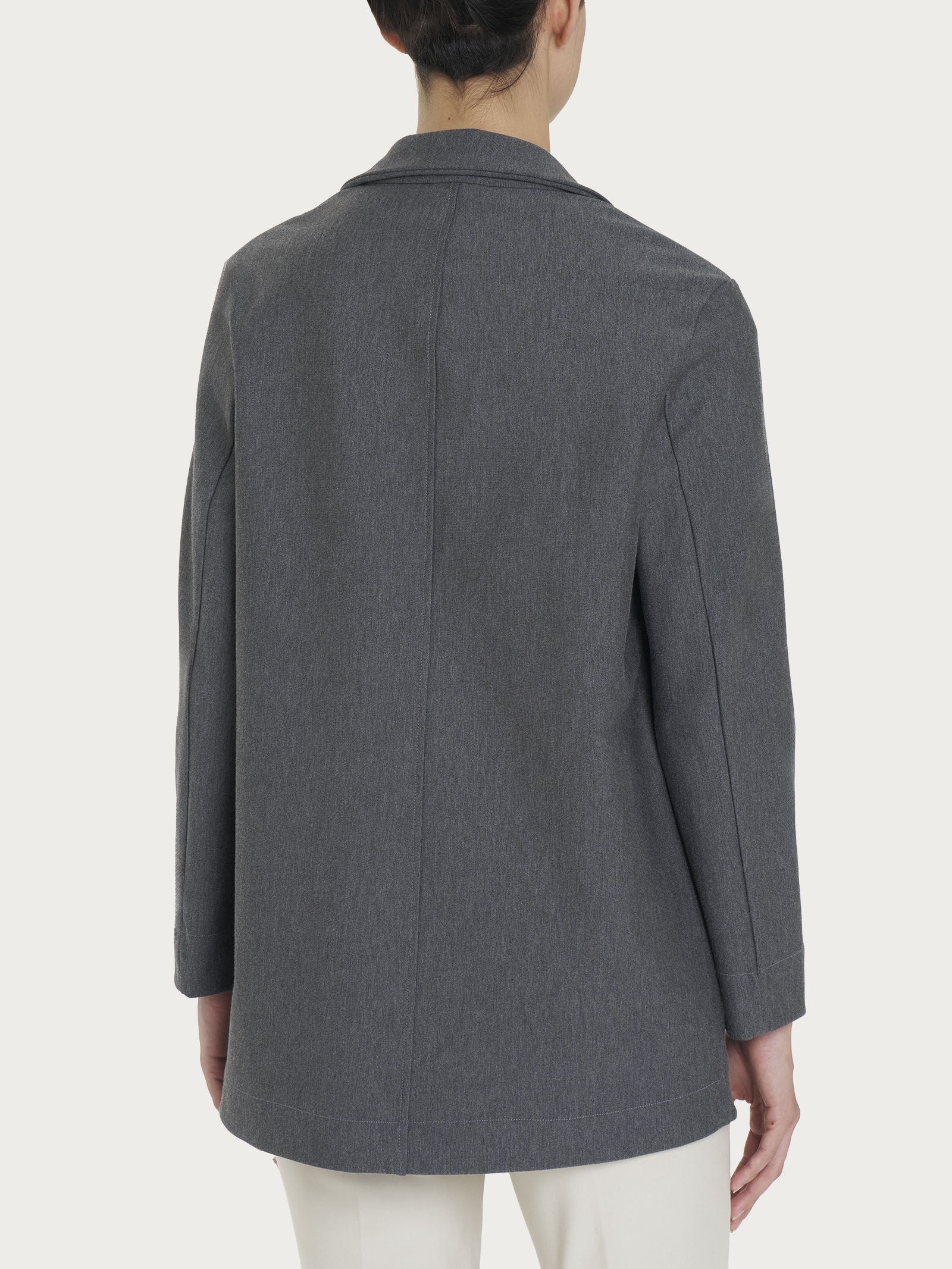 Ragno Compact blazer destrutturato ardesia melange