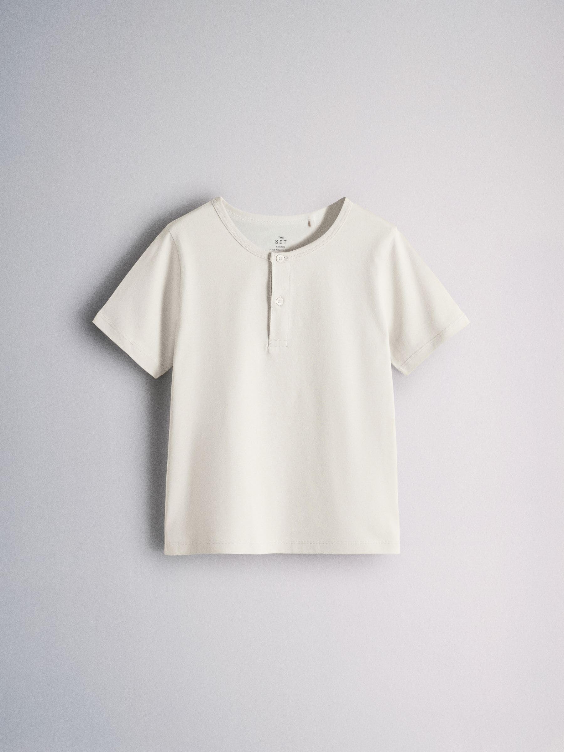 Geo Next The Set T-Shirt Serafino Bambino Cotone Confezione da 4