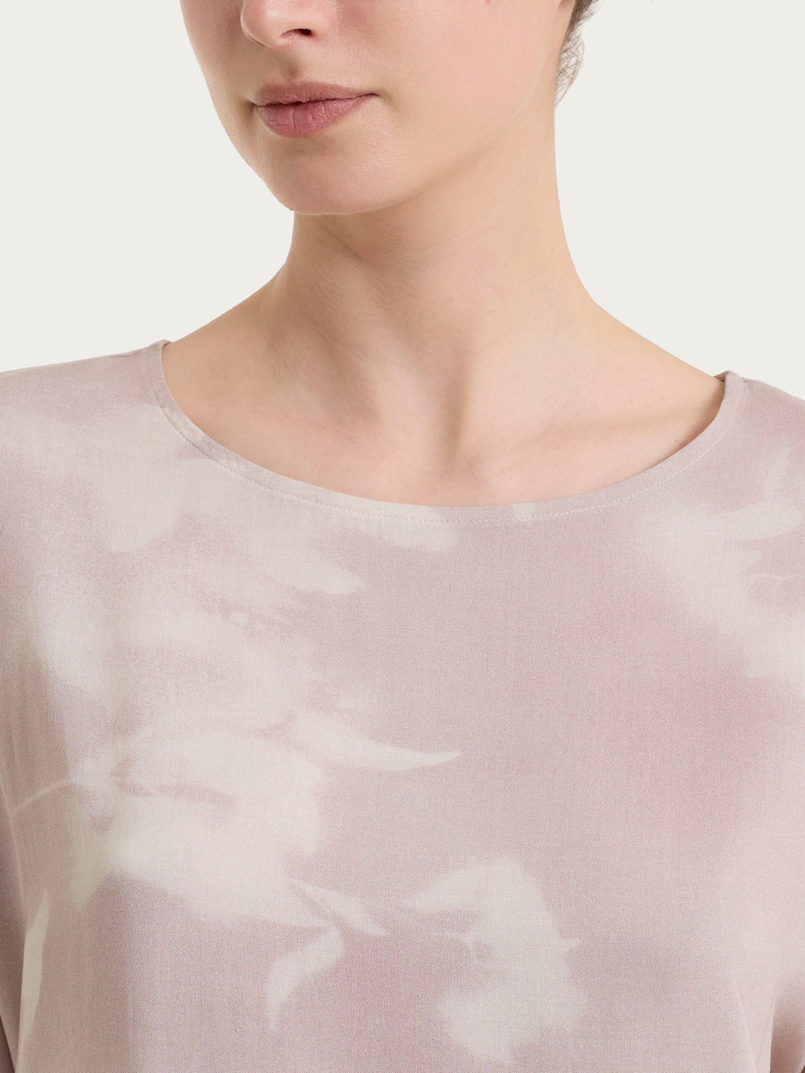 Ragno EcoSeta Blusa Manica 3/4 Champignon in viscosa