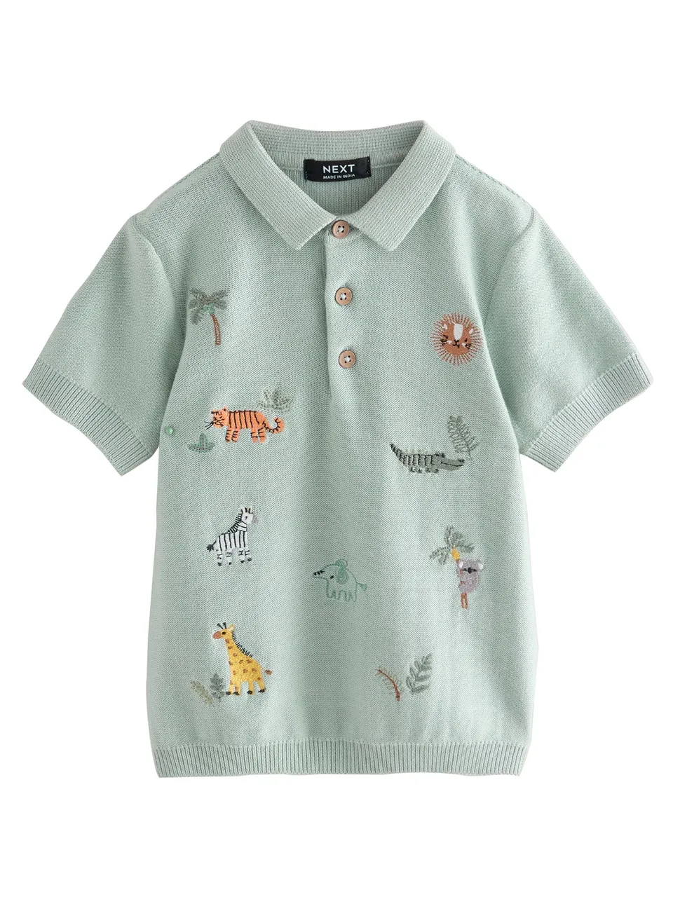 Next Polo Maglia Ragazzo Maniche Corte Cotone Ricami