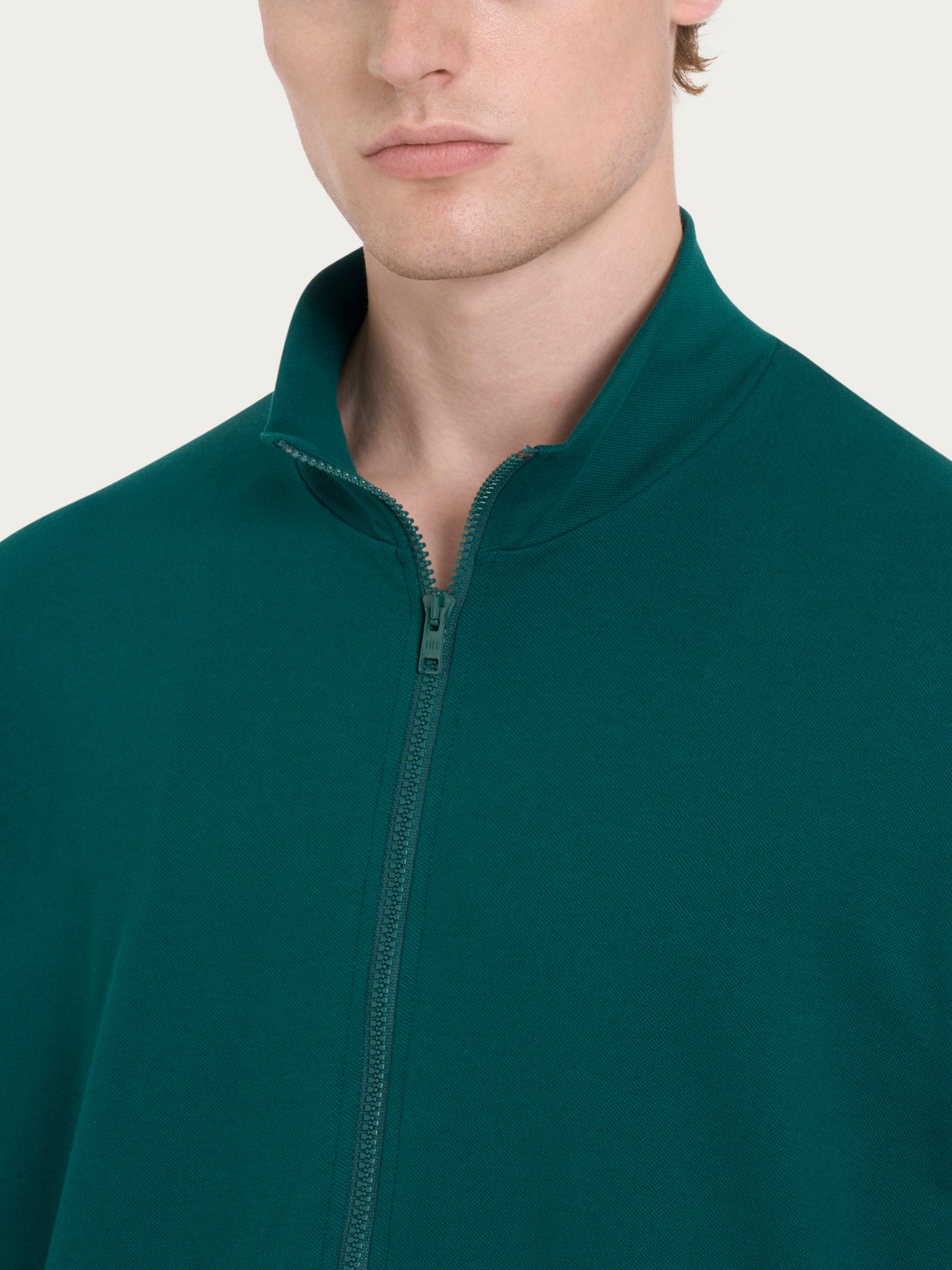 Ragno Eco Cotton tuta aperta rain forest piquet stretch