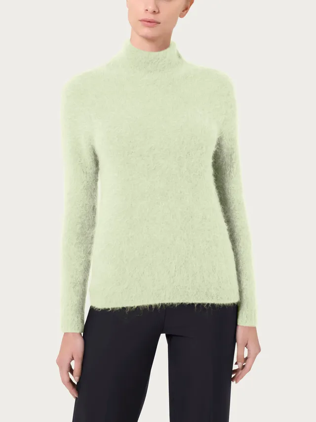 Ragno Merino Soft lupetto Gleam lana alpaca collo alto