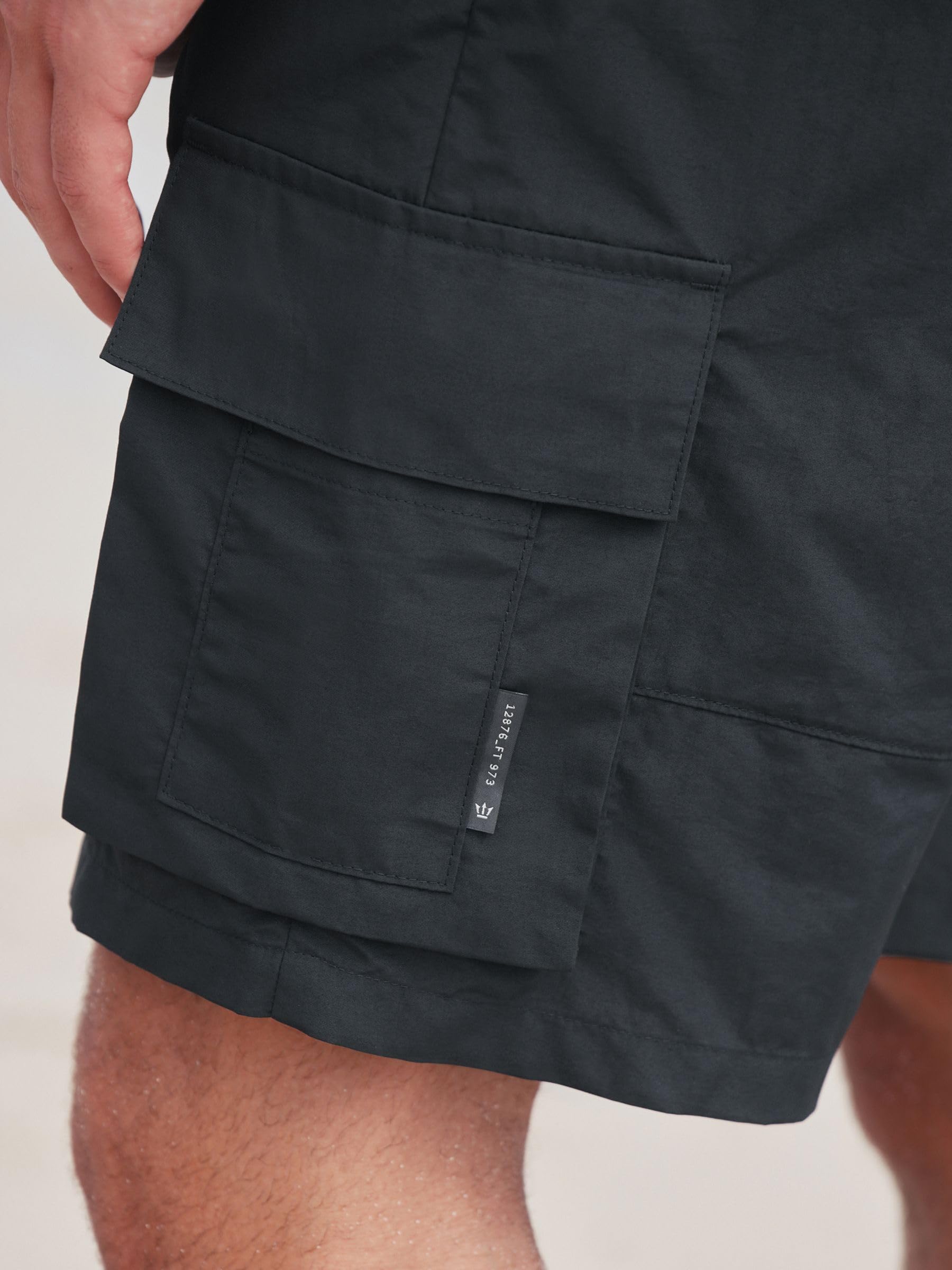 NEXT Shorts da Bagno Multitasche Uomo con Elastico