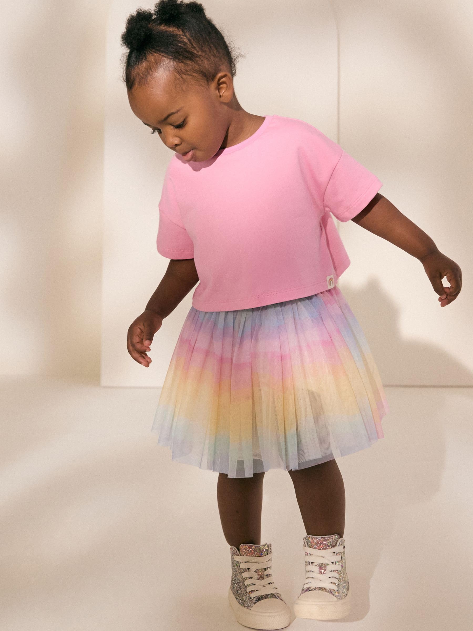 Next completo bambina top e gonna con tutù 86-92