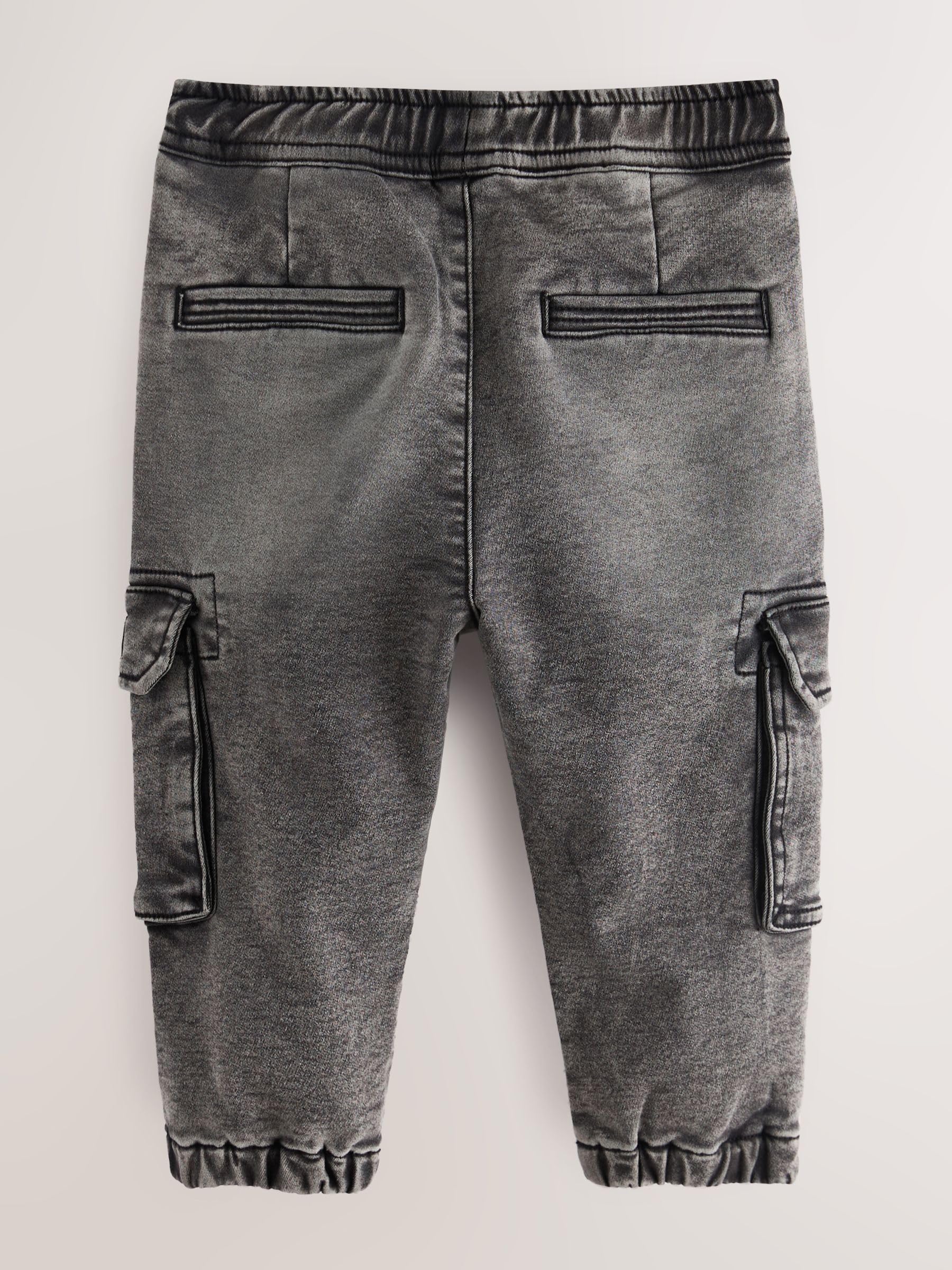 Next Jeans Cargo Bimbo Comodi 68-74 Grigio Denim