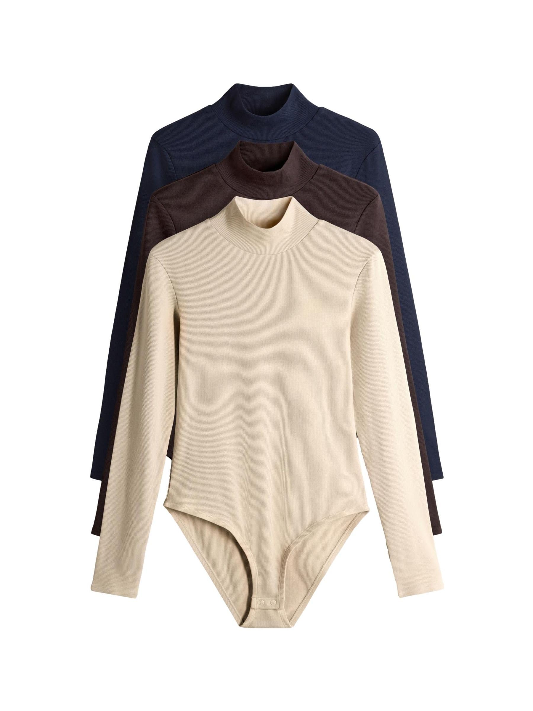 Geo Next The Set 3 body coste collo alto manica lunga