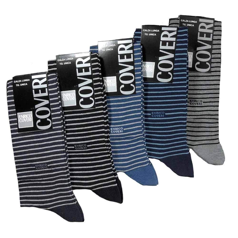 Lady C calzini uomo cotone elasticizzato 5 paia fantasia