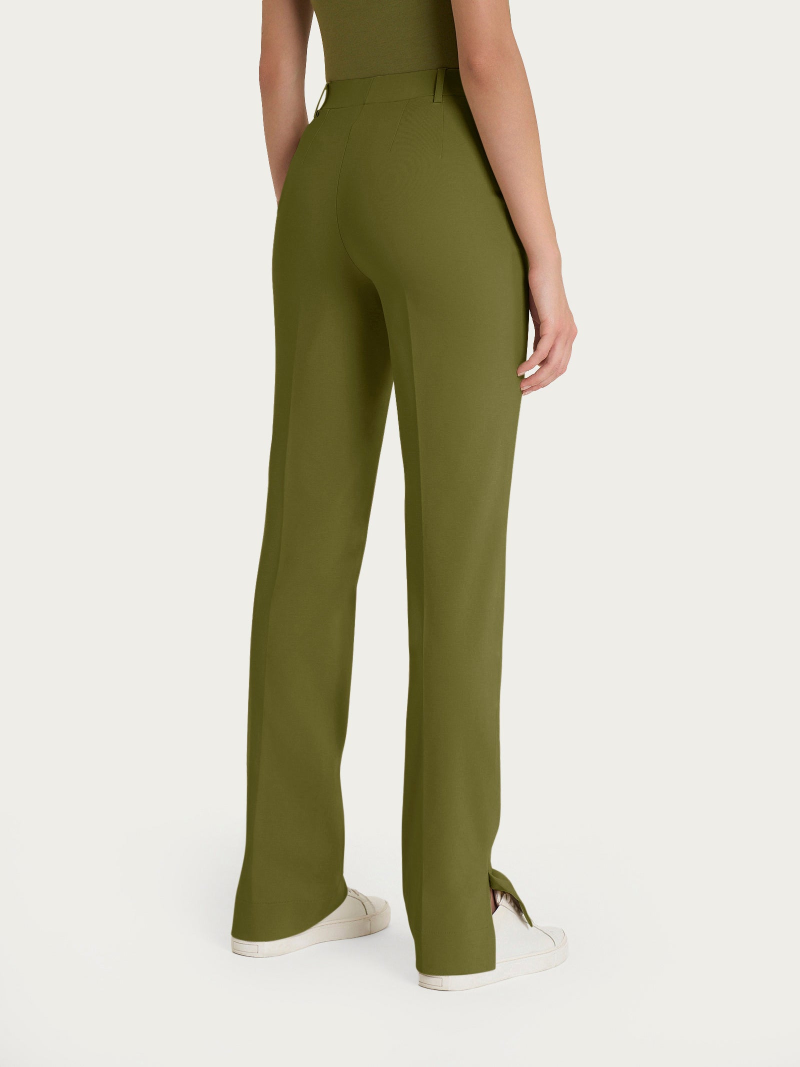 Ragno Compact Light Pantalone Dritto Tasche Verde Sphagnum