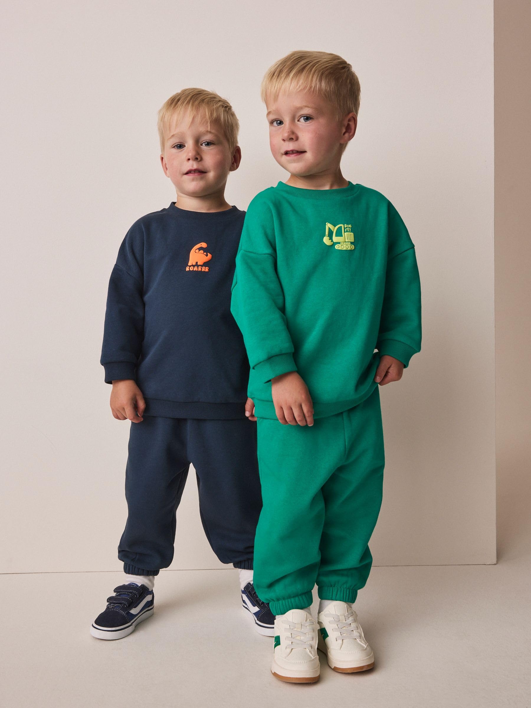 Geo Next tuta ragazzo felpa e joggers confezione da 2