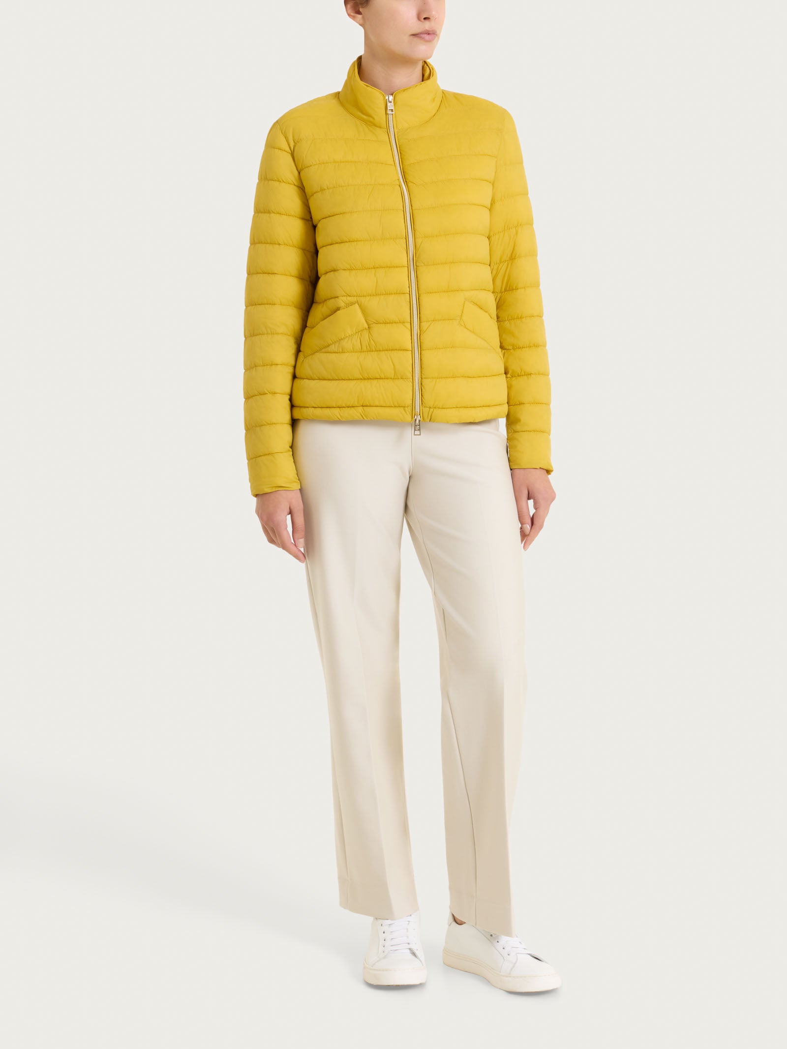 Ragno Piumino Vegan Down Oil Yellow Collo Coreano