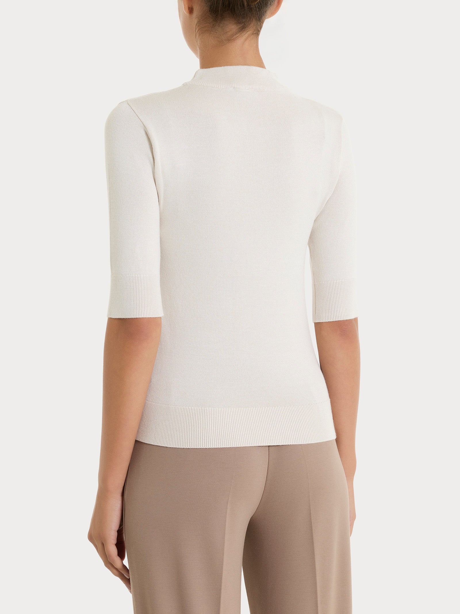 Ragno Four Seasons Lupetto Maglia Donna Champignon Manica Corta