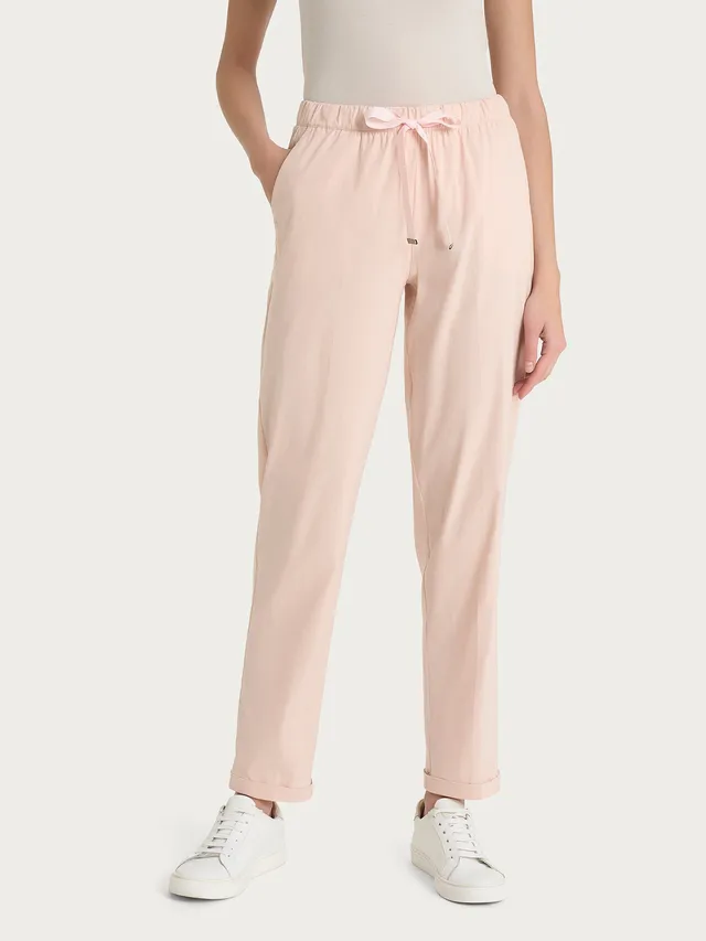 Ragno Super Fresh Pantalone Jogger Cameo Rose in cotone